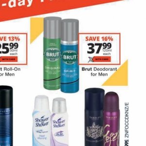 Deodorant at Checkers