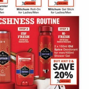 Body spray at Checkers