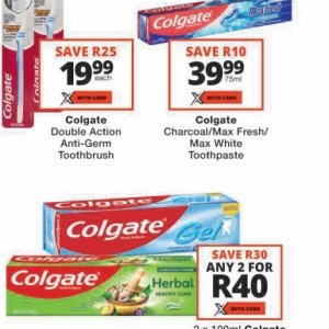 Toothpaste colgate  at Checkers