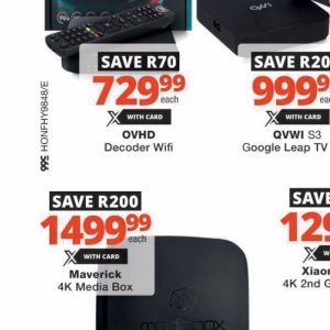 Digital TV decoder at Checkers Hyper