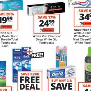 Toothpaste at Checkers