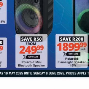 Speaker at Checkers Hyper