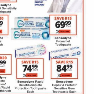 Toothpaste at Checkers