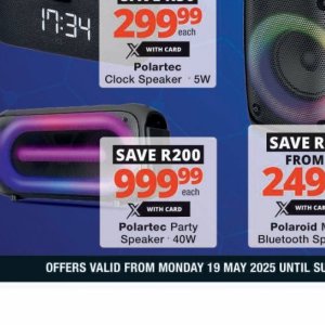 Speaker at Checkers Hyper