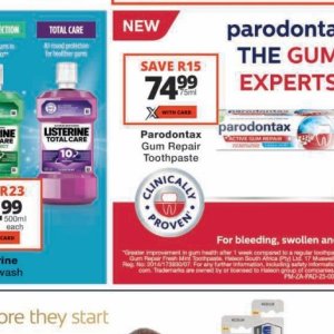 Toothpaste at Checkers
