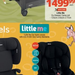 Car seat at Checkers