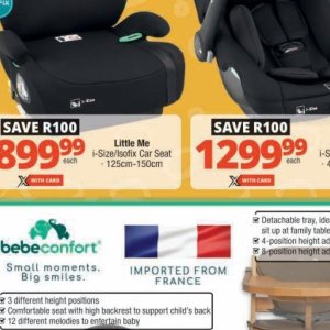 Car seat at Checkers