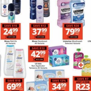 Deodorant nivea  at Checkers