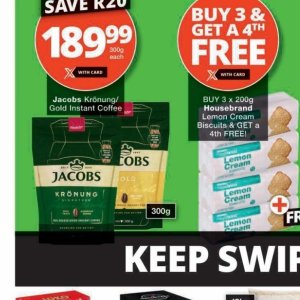 Coffee jacobs  at Checkers Hyper