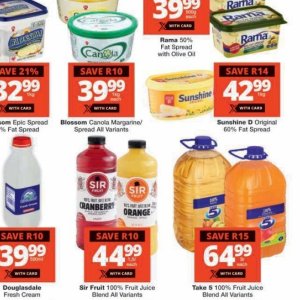 Margarine at Checkers