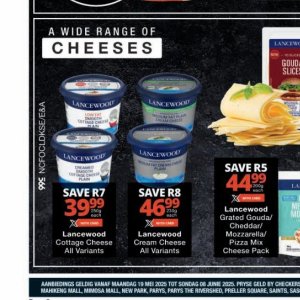 Cottage cheese at Checkers