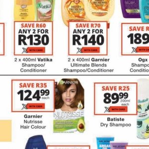 Shampoo at Checkers