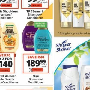 Shampoo at Checkers