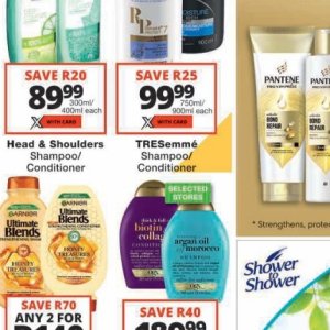 Shampoo at Checkers