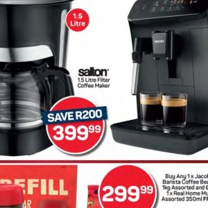 Coffee maker at Pick n Pay Hyper