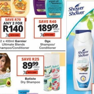 Shampoo at Checkers