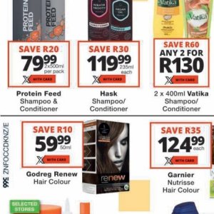 Shampoo garnier  at Checkers