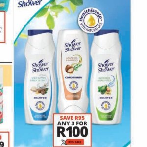 Shower at Checkers