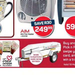 Heater at Pick n Pay Hyper