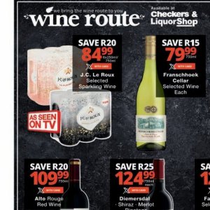 Wine at Checkers