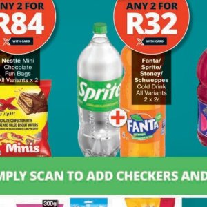 Fizzy drink at Checkers