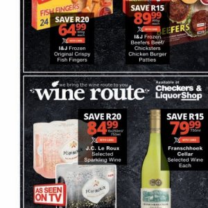 Wine at Checkers