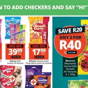Cheese at Checkers