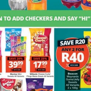 Cheese at Checkers