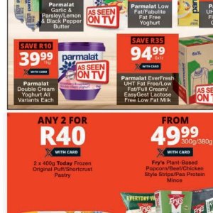 Yoghurt at Checkers
