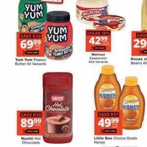 Peanut butter at Checkers