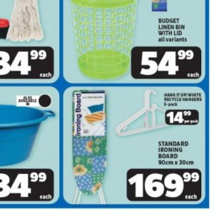 Ironing board at Usave