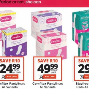 Sanitary pads libresse  at Checkers