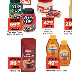 Peanut butter at Checkers