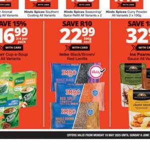 Lentils at Checkers