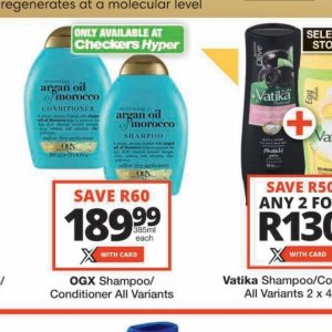 Shampoo at Checkers