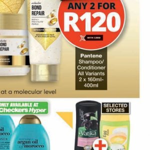 Shampoo at Checkers