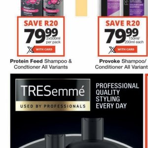 Shampoo at Checkers