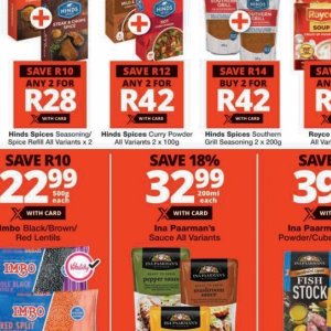 Spices at Checkers