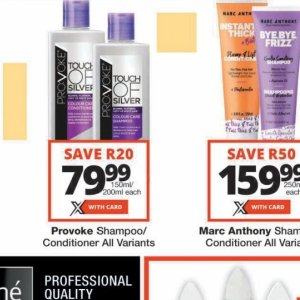 Shampoo at Checkers