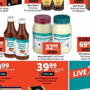 Mayonnaise at Checkers