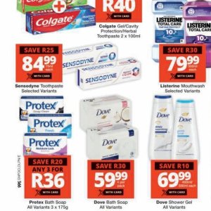 Toothpaste at Checkers
