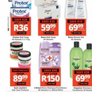 Soap dove  at Checkers