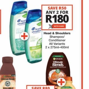 Shampoo at Checkers