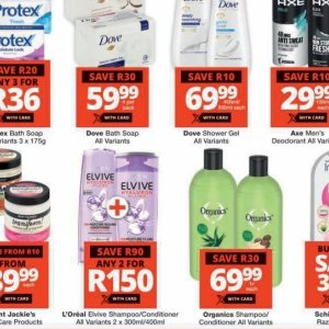 Soap dove  at Checkers
