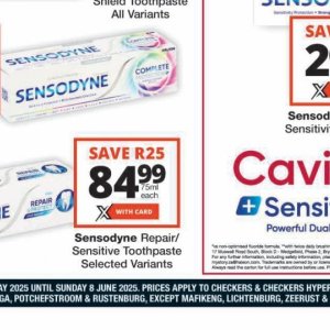 Toothpaste at Checkers