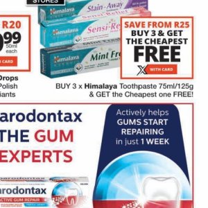 Toothpaste at Checkers