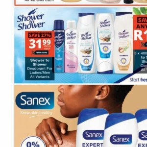 Shower at Checkers