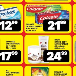 Toothpaste aquafresh  at Usave