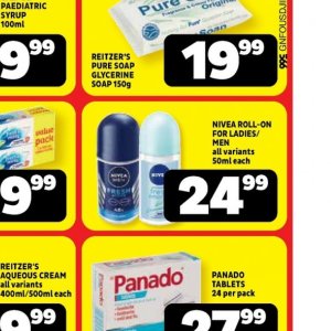 Roll-on nivea  at Usave