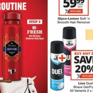 Body spray at Checkers